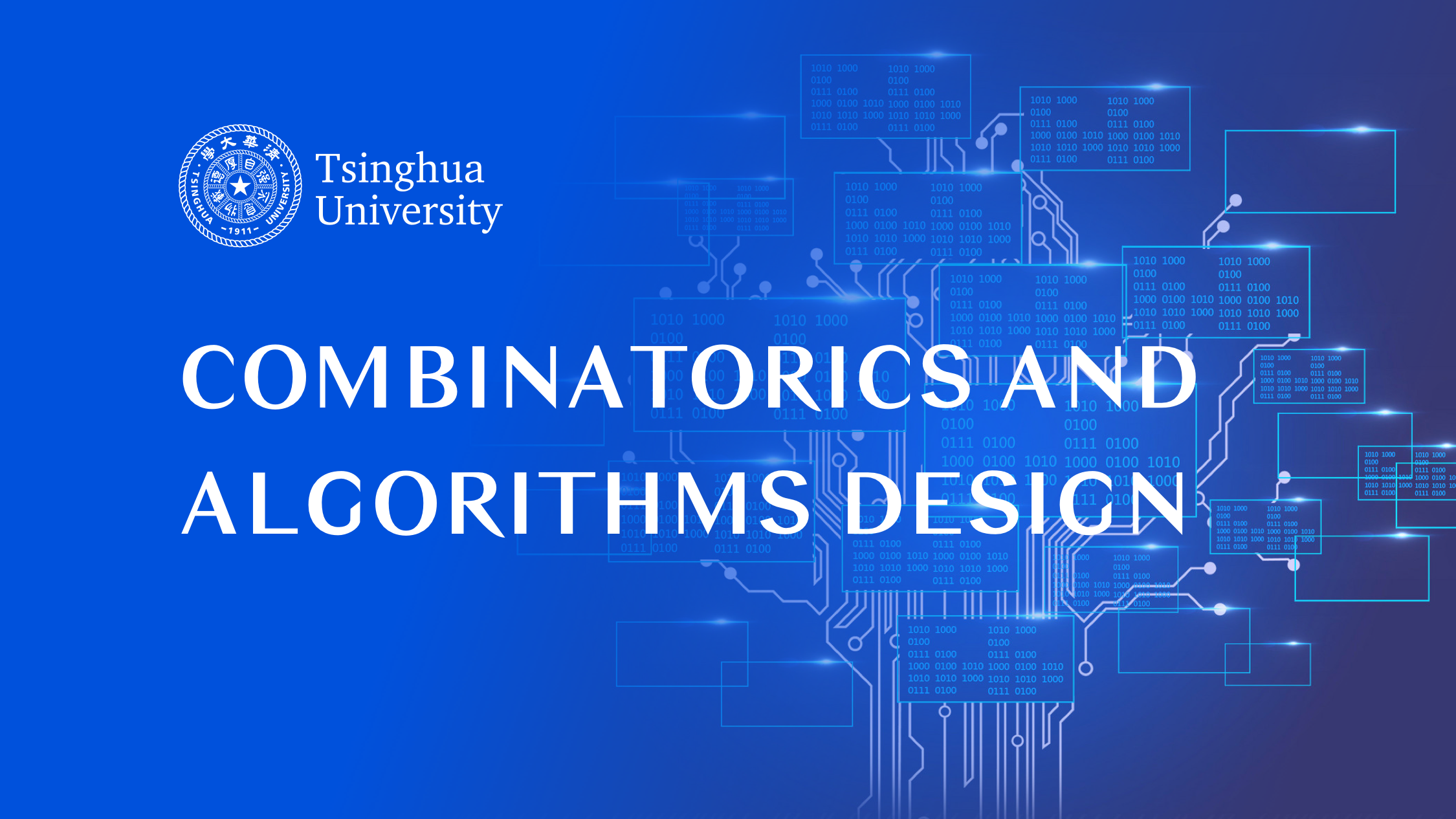 Combinatorics and Algorithms Design TH-CAD